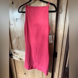 Women's Pink Sleeveless Dress